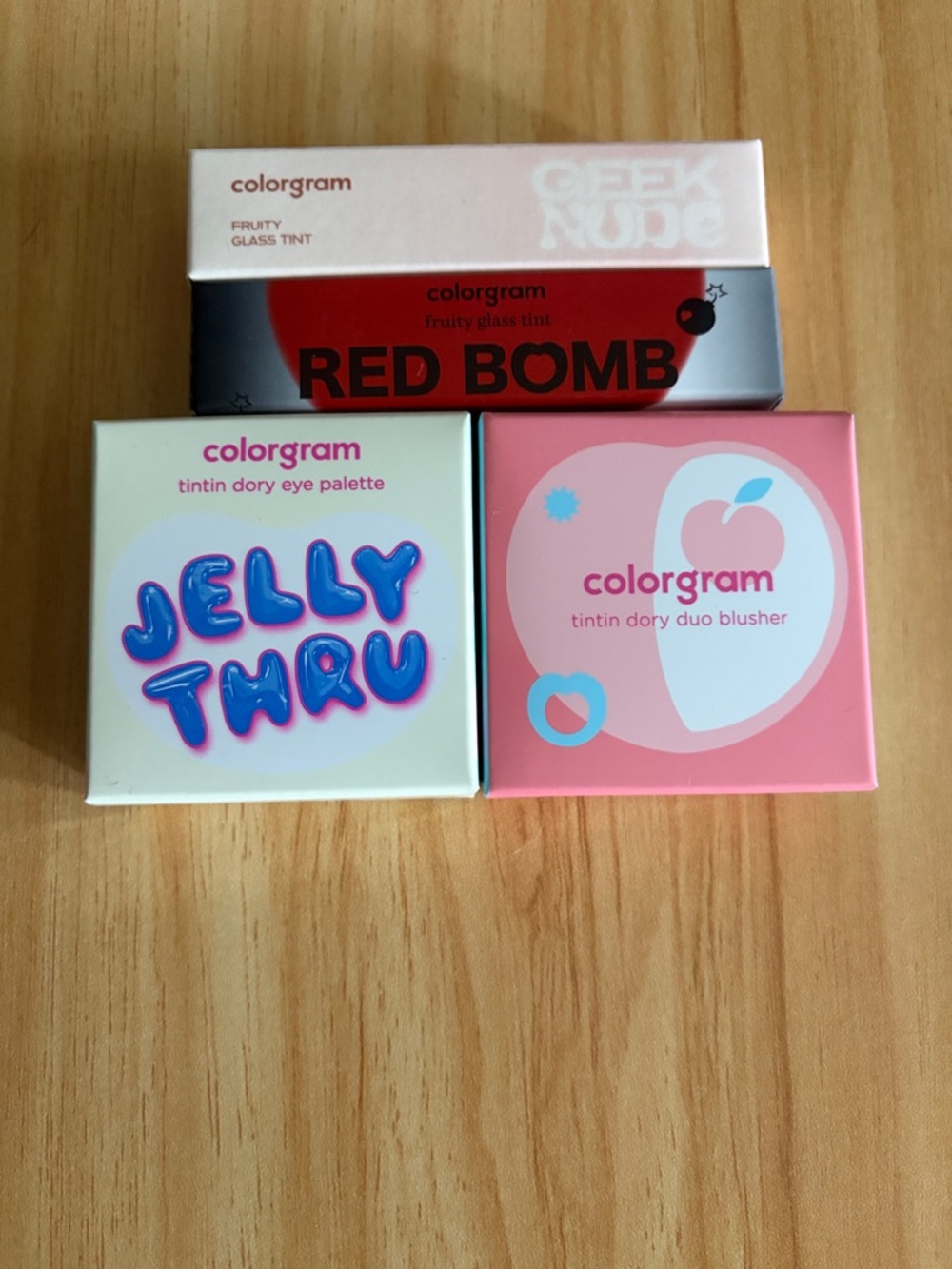 Colorgram Makeup Mini Palettes - Jelly Thru & Peach Tint